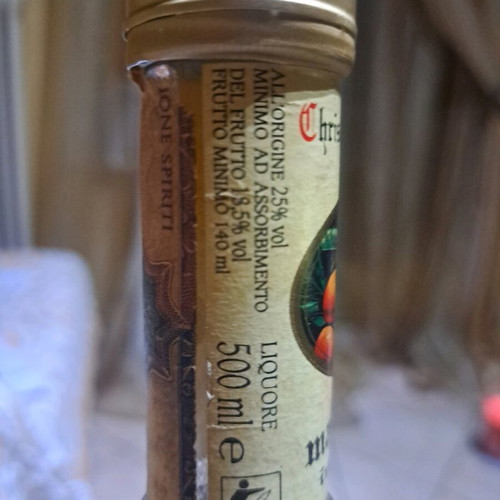 Italian mandarin liqueur Cristian di Marko new 500 ml with fruit