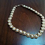  Vintage 90's faux bijoux περιδέραιο πέρλας σε αλυσίδα