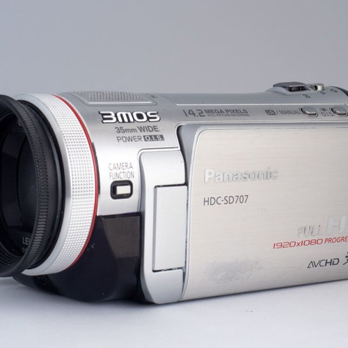 Panasonic HDC-SD707 3MOS Full HD Camcorder used with Leica Dicomar Lens