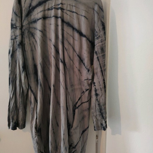 Tie dye dress like new, Urban Classics, XL, black gray