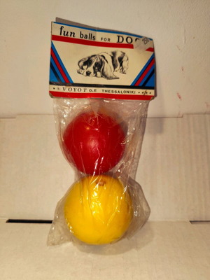 Dog balls new, pack of 2