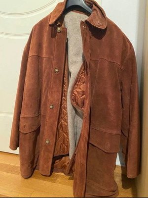 Peter Keen leather jacket used, size 54, brown