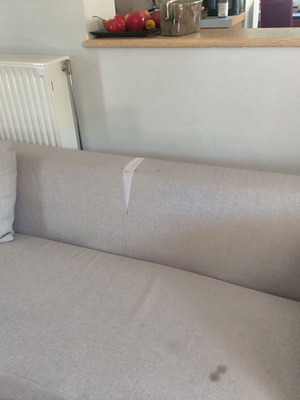 Silvestridis three-seater sofas used, set of two with cushions