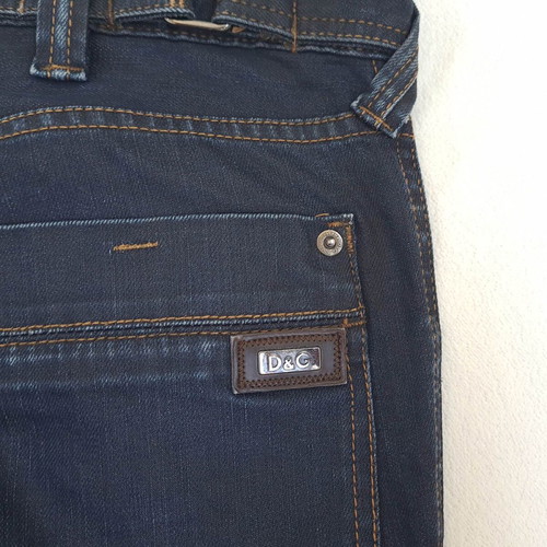 Dolce & Gabbana men's designer jeans W30 L36 very low rise regular fit like new, blue