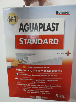Τυπικός σοβάς σε σκόνη Aguaplast STANDARD 5kg καινούργιο