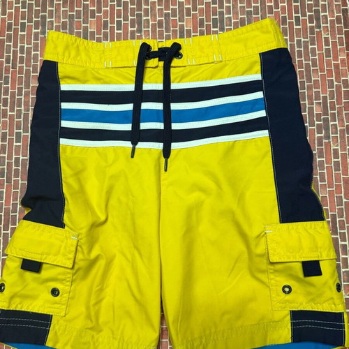 Nautica swimwear No6 used, yellow-blue, size S for 6 years old