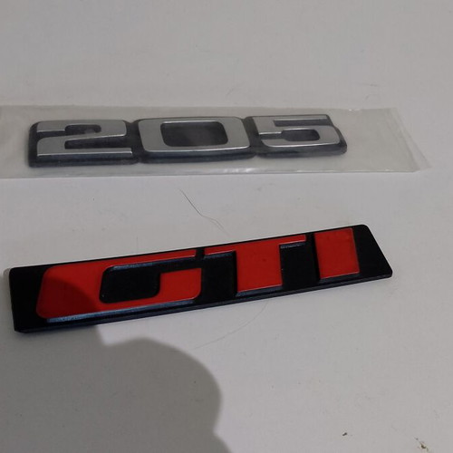 Σήματα πίσω Peugeot 205 και GTI καινούργια, brand Miria, made in Italy NOS