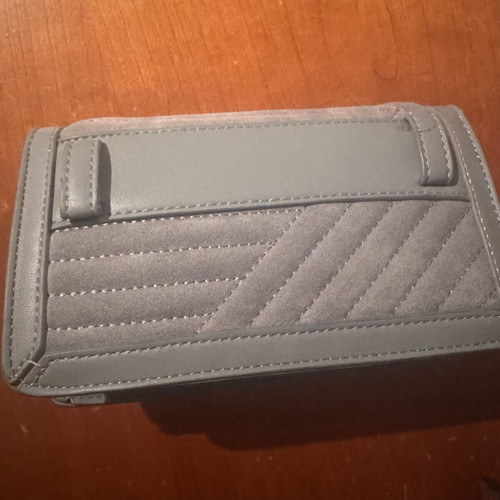 Axel crossbody bag like new, gray-blue color