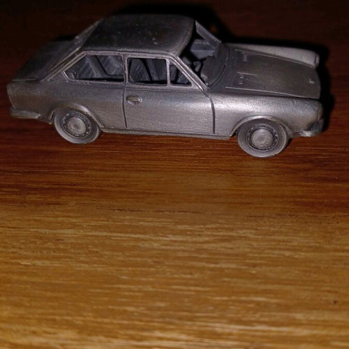 Fiat 124 Sports tin toy car like new