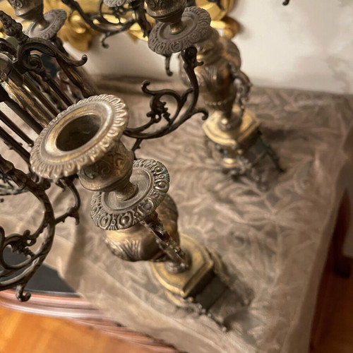 Vintage brass candlesticks like new