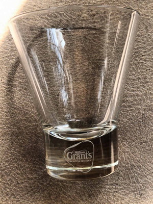 Set of 3 Grant's whiskey promotional glasses like new