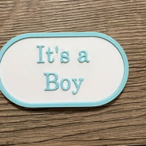 Gender Reveal Magnets new, handmade for baby shower