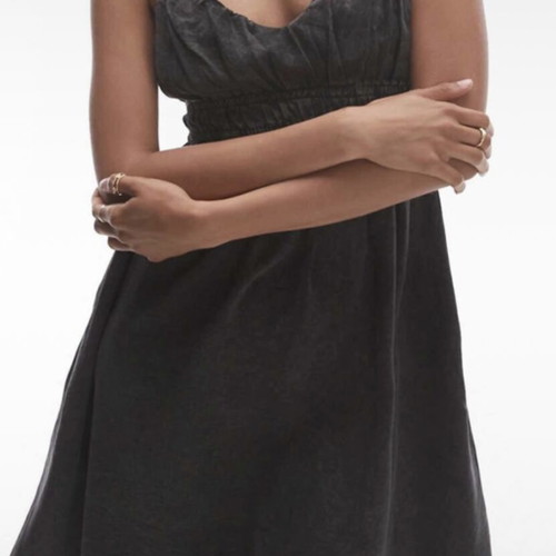 Topshop mini dress new, size L 40, grey