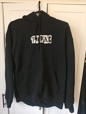 Tupac 2Pac I Ain't Mad At Cha men's black hoodie size L like new