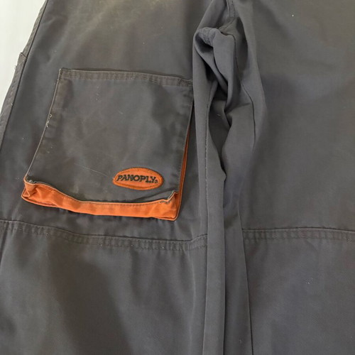 Panoply work coverall size L used with small tear