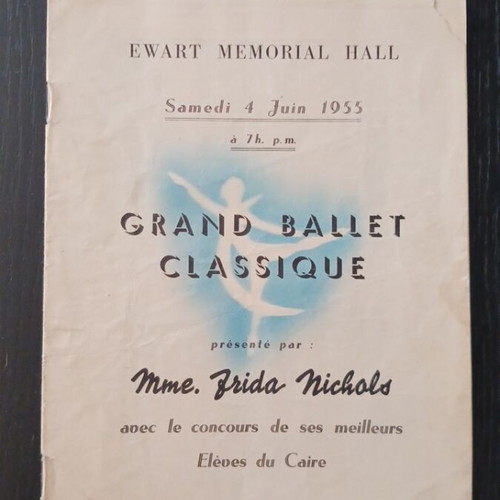 Grand Ballet Cassique magazine used, Cairo Egypt 1955