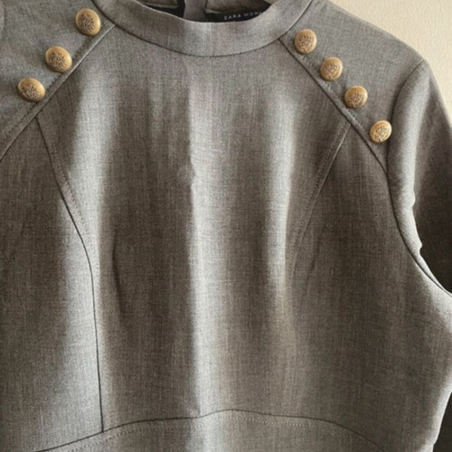 Zara midi dress, gray, size XL