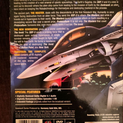 Robotech The Complete Saga DVD used