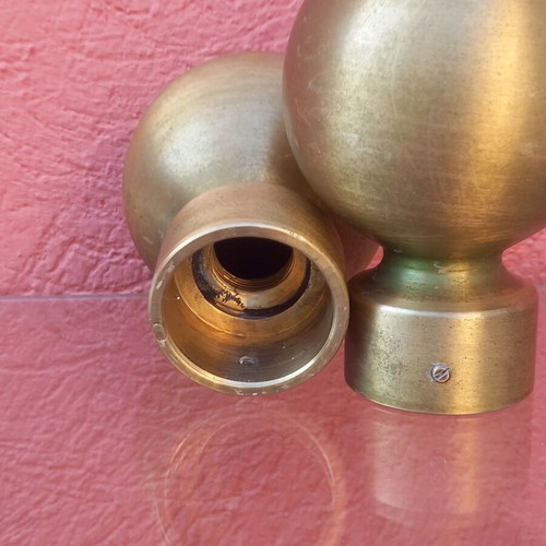 Brass finials used