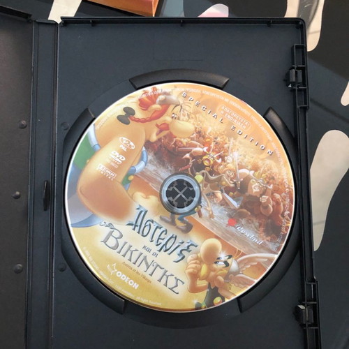 Asterix and the Vikings DVD used, dubbed with Greek subtitles