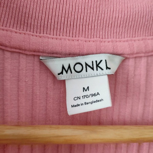 Μπλούζα με γιακά σαν καινούργιο, ροζ, μέγεθος M