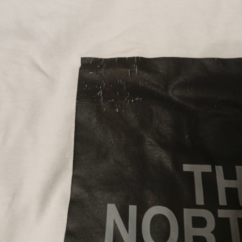 The North Face T-Shirt used, men's XXL, white