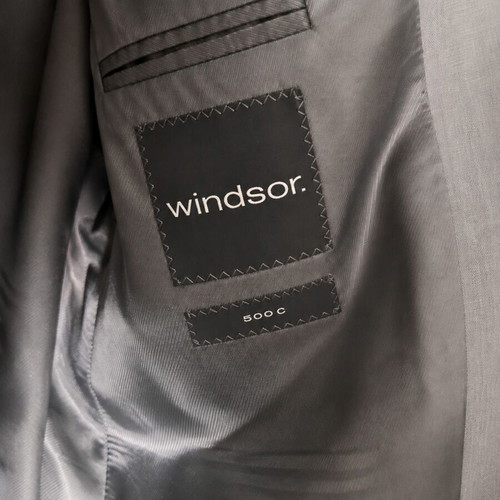 Windsor Vintage men's blazer Super 100, light grey, size M