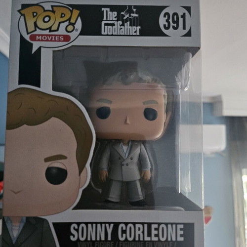 Godfather Funko figures used, rare set with Fredo and Sonny
