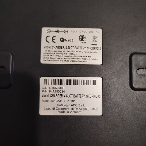 Datalogic SkorpioX3 charger with power supply