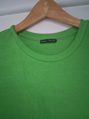 Φόρεμα Bershka φθινοπωρινό λαχανί καινούργιο μέγεθος M