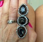 Black ring, 20mm diameter