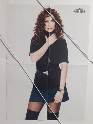 Anna Vissi & Nikos Karvelas poster new, double-sided 48x33 cm