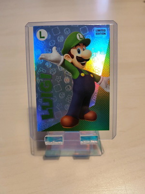 Super Mario Playtime Limited Card Luigi нова