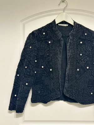 Mango denim jacket like new with mirrors