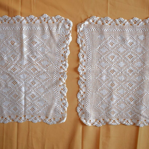 Handmade doily set new