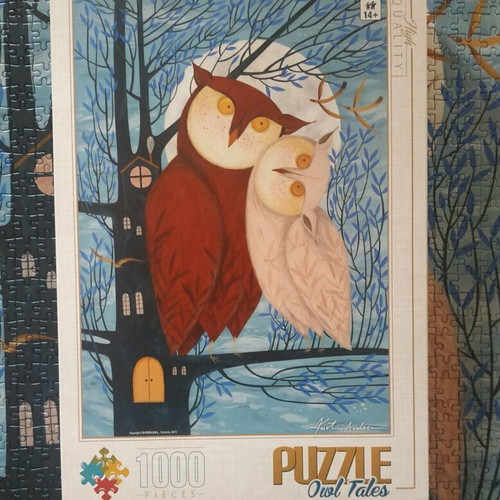 D-toys puzzle 1000 pieces like new from Owl tales collection