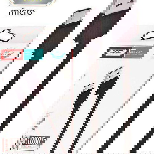 Καλώδια XO NB200 Regular USB 2.0 σε micro USB 2 τεμ 1m μαύρα καινούργια