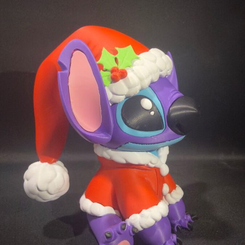 Stitch with Santa Claus Costume Christmas Edition new