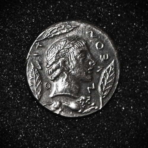 Silver Coin Cassandra Chalkidiki Apollo 750 Silver Museum-Quality Replica