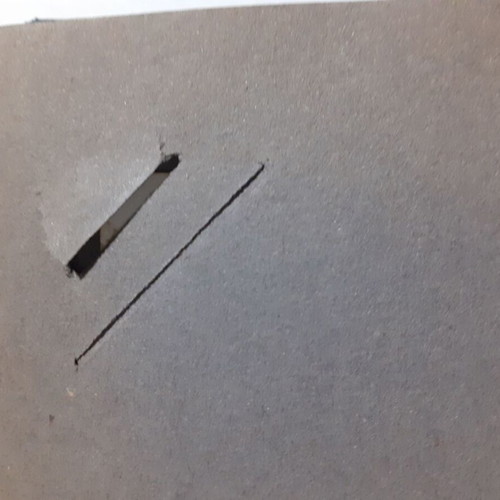 Old photo album with leather spine and embossed cover