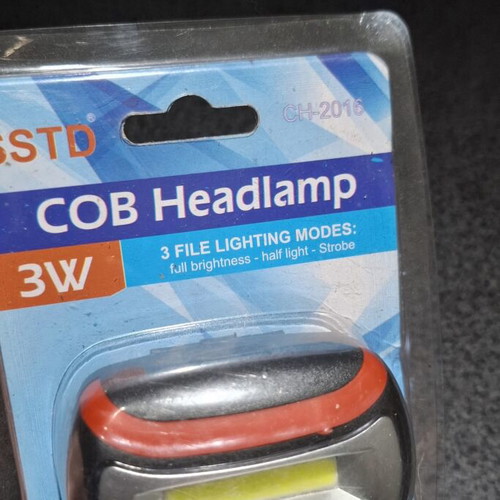 COB Headlamp 3W SSTD CH-2016 new, sealed