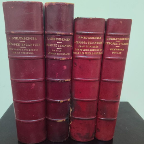 L'Epopee Byzantine book series used, 4 volumes, French history