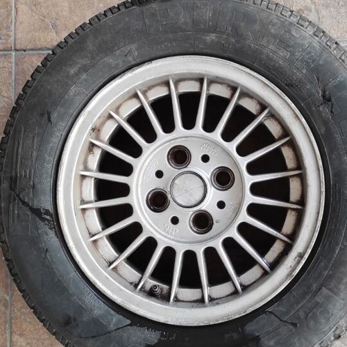 BMW E21 aluminum rims set of 3 used, 13'' 4x100