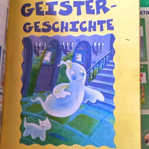 German learning comic used, set of 2 books