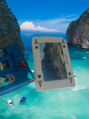 Nisyros Collectible Playing Cards vintage, sealed