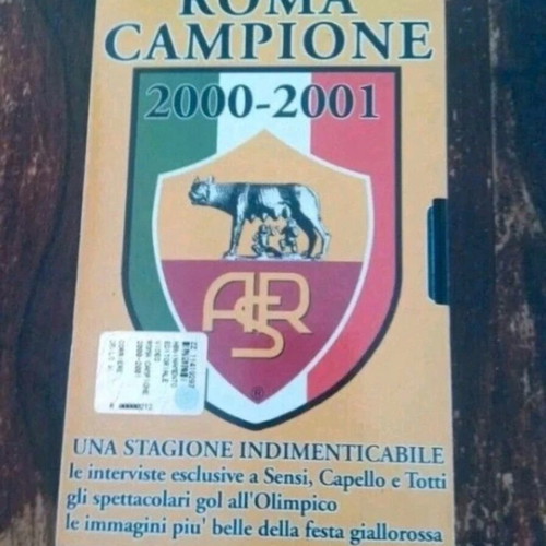 Roma 2001 Italian Championship VHS used, authentic