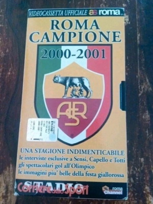 Roma 2001 Italian Championship VHS used, authentic