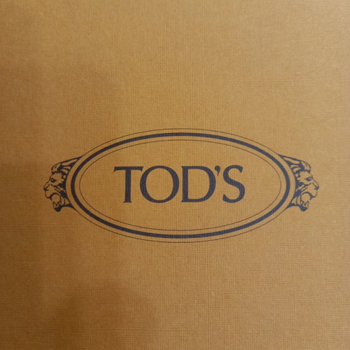 TOD'S women's leather beige loafers size 37