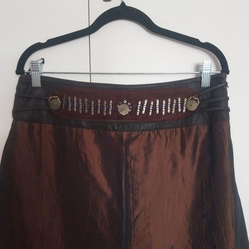 Koton Medium skirt like new, brown with ethnic details