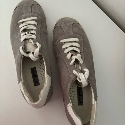 Paul Green women's sneakers in gray suede, like new, size 37.5